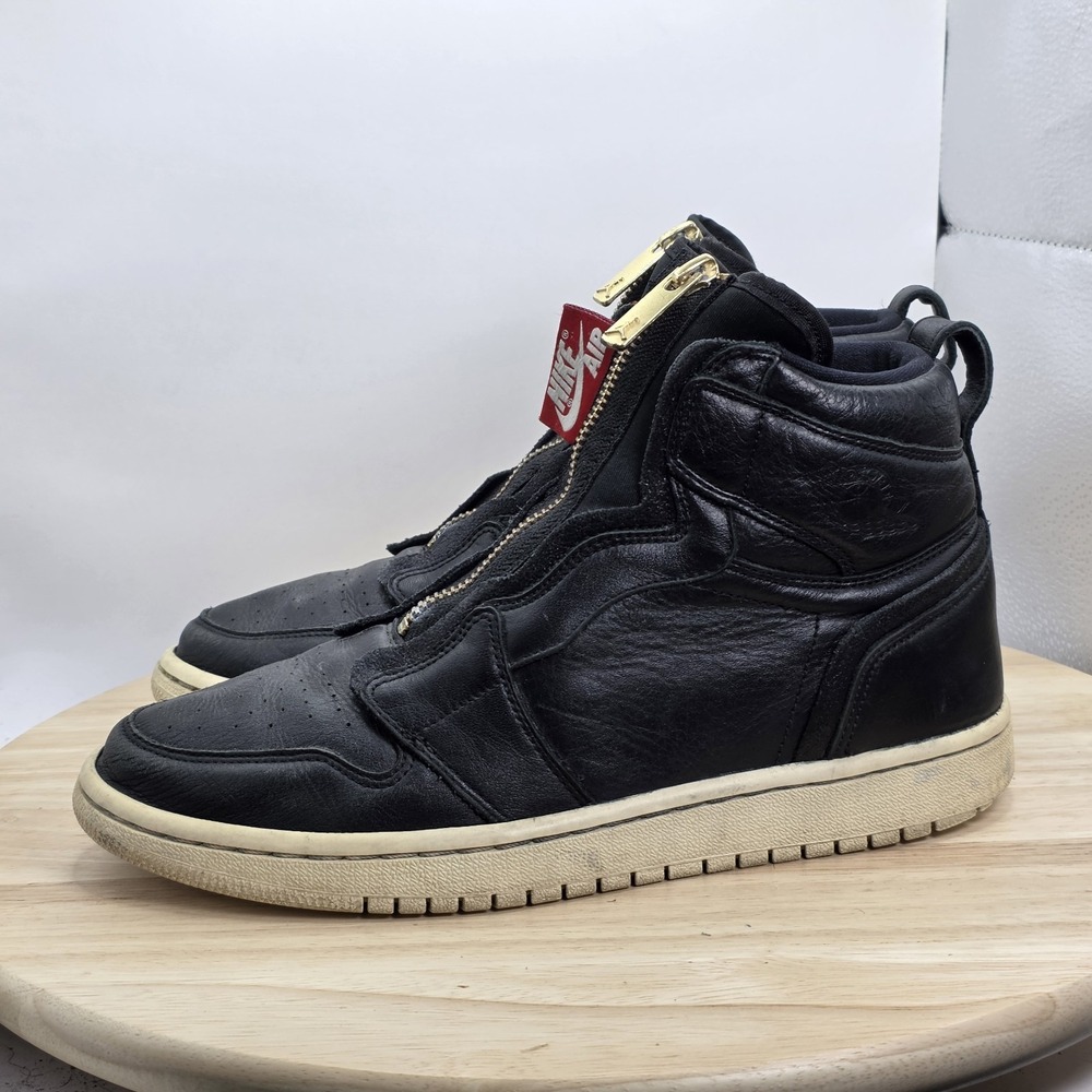 Womens Size 8 - Nike Air Jordan 1 High Zip Black Sail‎ University Red AQ3742 016